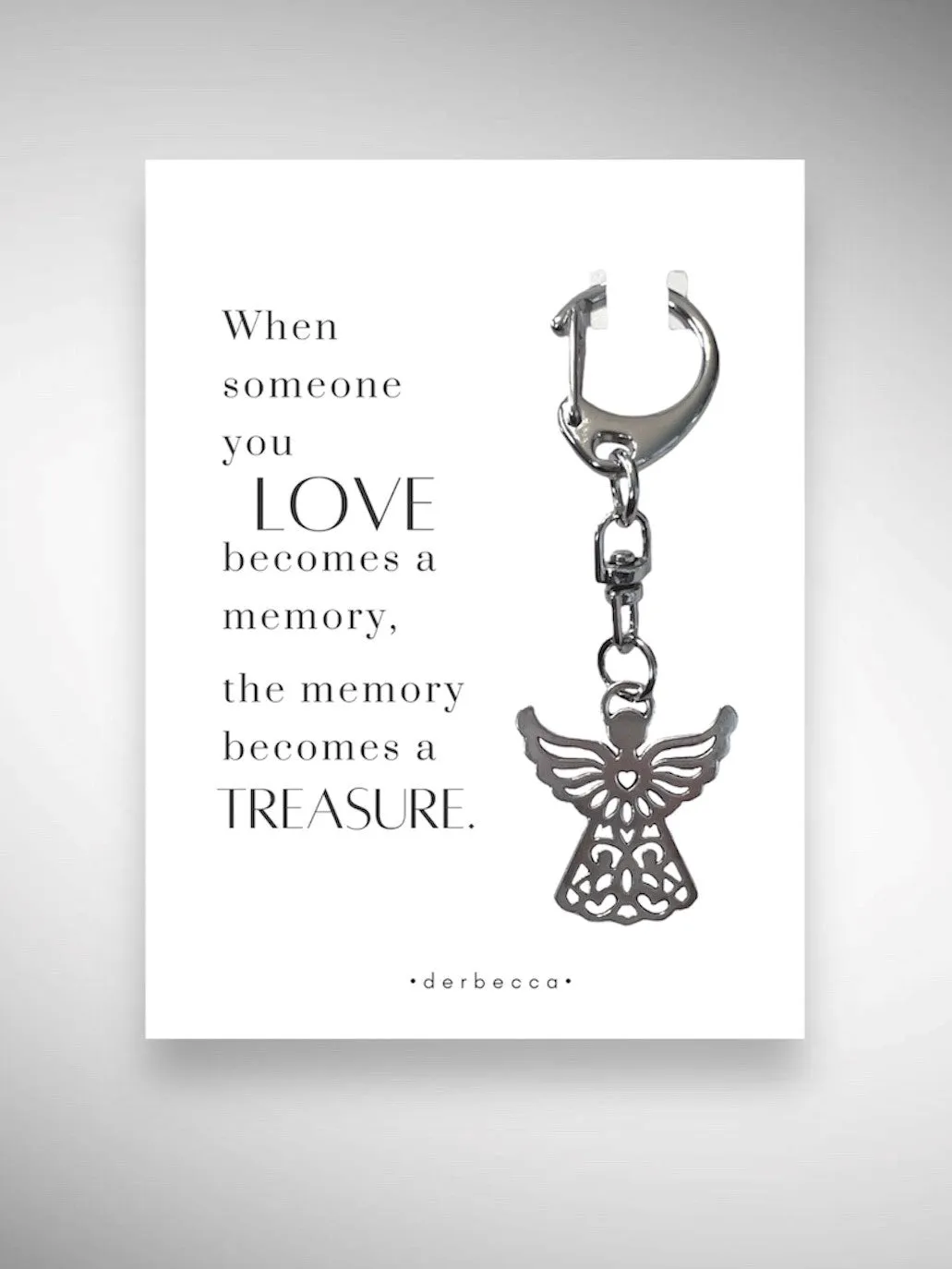 Angel Memory Mini Keychain Bag Charm
