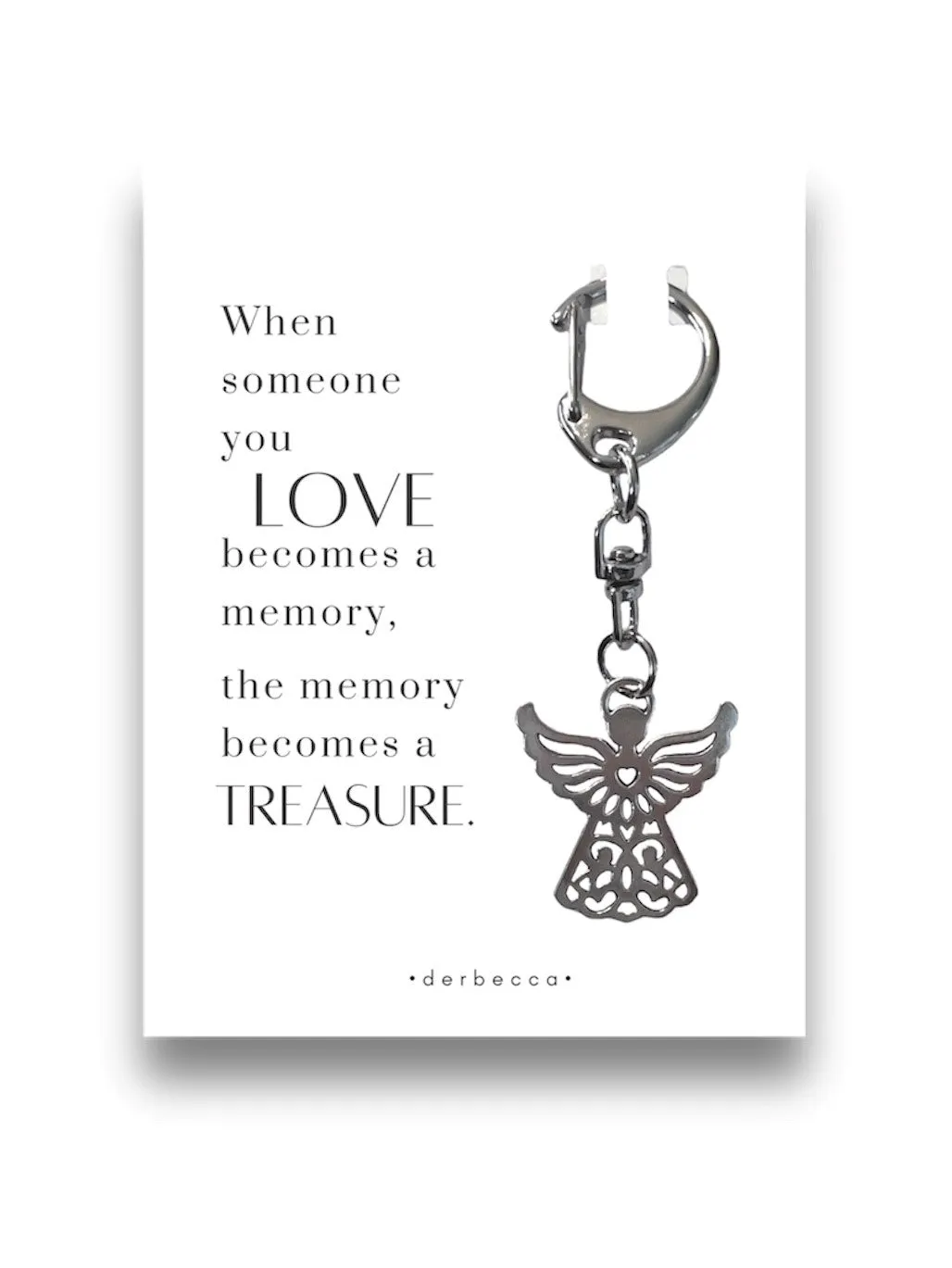 Angel Memory Mini Keychain Bag Charm