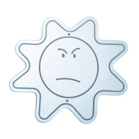 Angry Face Mirror