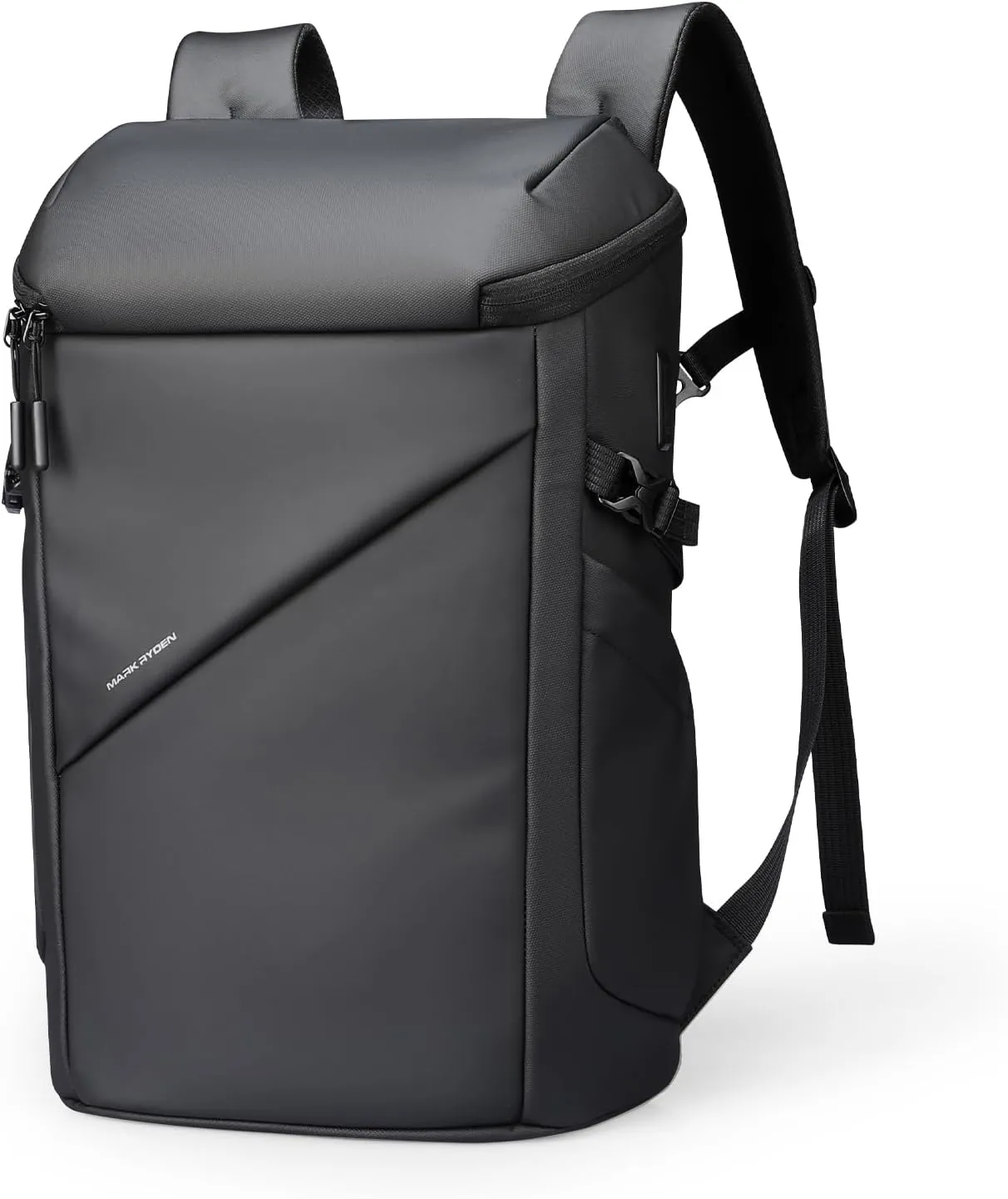 Anti-Theft Laptop Backpack with USB Charging Port Large Capacity Durable Travel Backpack for Men & Women 28L (Black)