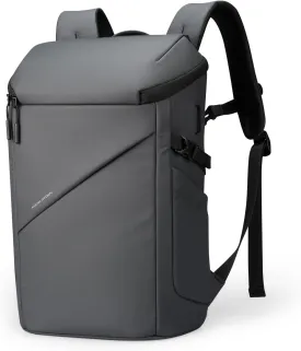 Anti-Theft Laptop Backpack with USB Charging Port Large Capacity Durable Travel Backpack for Men & Women 28L (Grey)