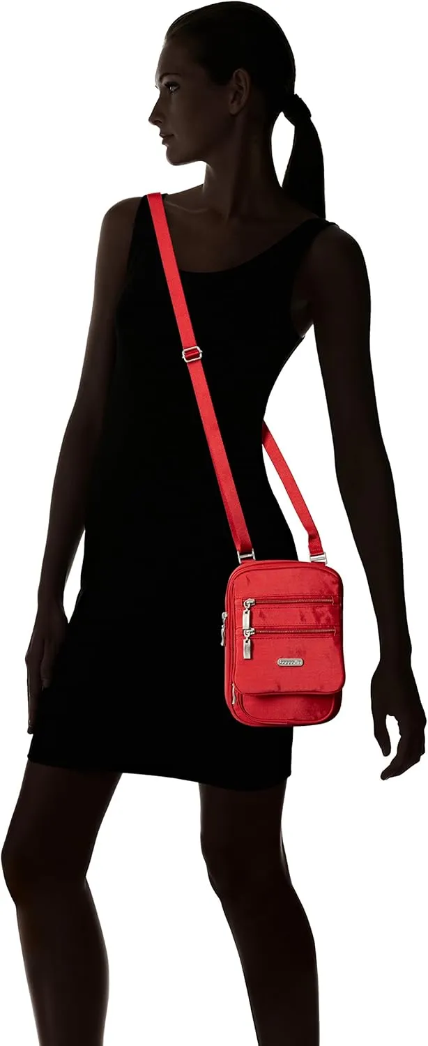 Baggallini Journey Crossbody Bags for Women 9x6 Small Lightweight Travel Handbag W/RFID