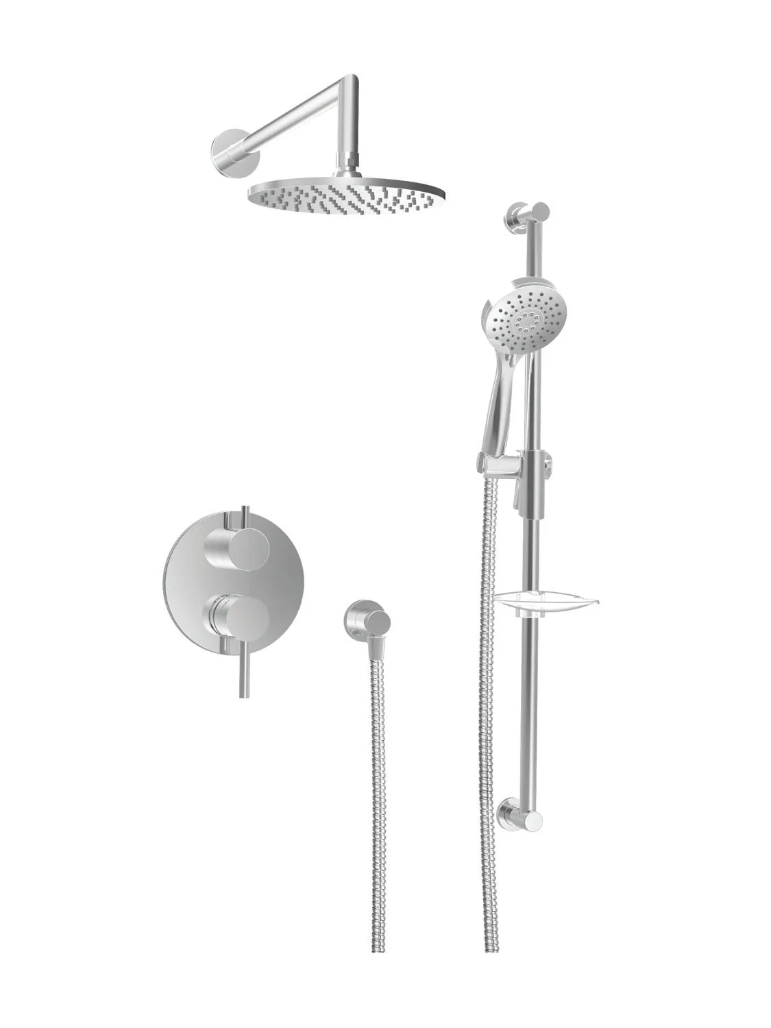 BARiL PRO-2805-66 Complete Pressure Balanced Shower Kit