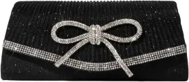 Bow Purse Evening Clutch Purses for Women Formal Wedding Party Prom Envelope Crossbody Bag
