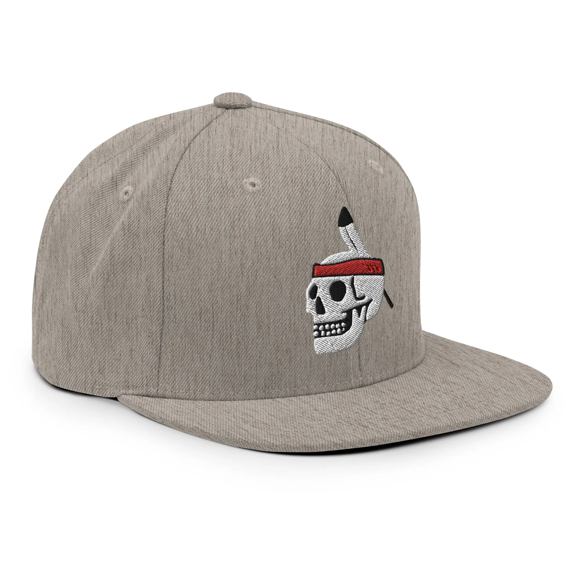Brave Death Snapback Hat