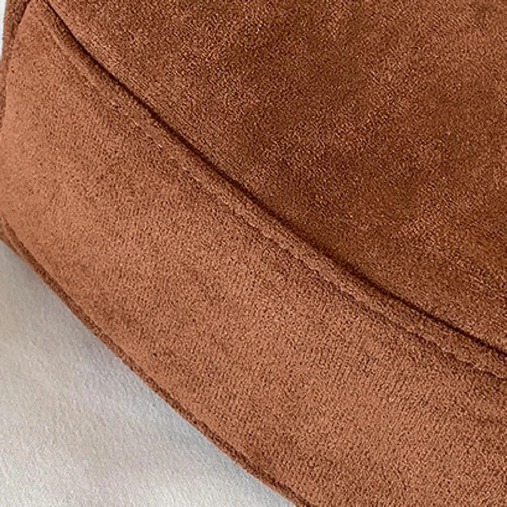 Bucket Bag Mini Suede Tote Bag for Women Drawstring Shoulder Handbag Ruched Crossbody Bag Fall Suede Purse 2024