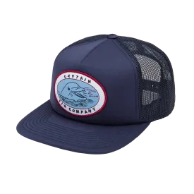Captain Fin Men's Fin Approved Trucker Hat Midnight Navy 21D5512506-MNV