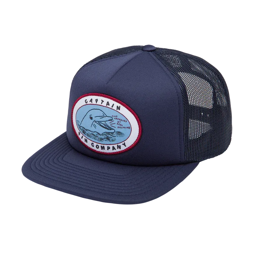 Captain Fin Men's Fin Approved Trucker Hat Midnight Navy 21D5512506-MNV