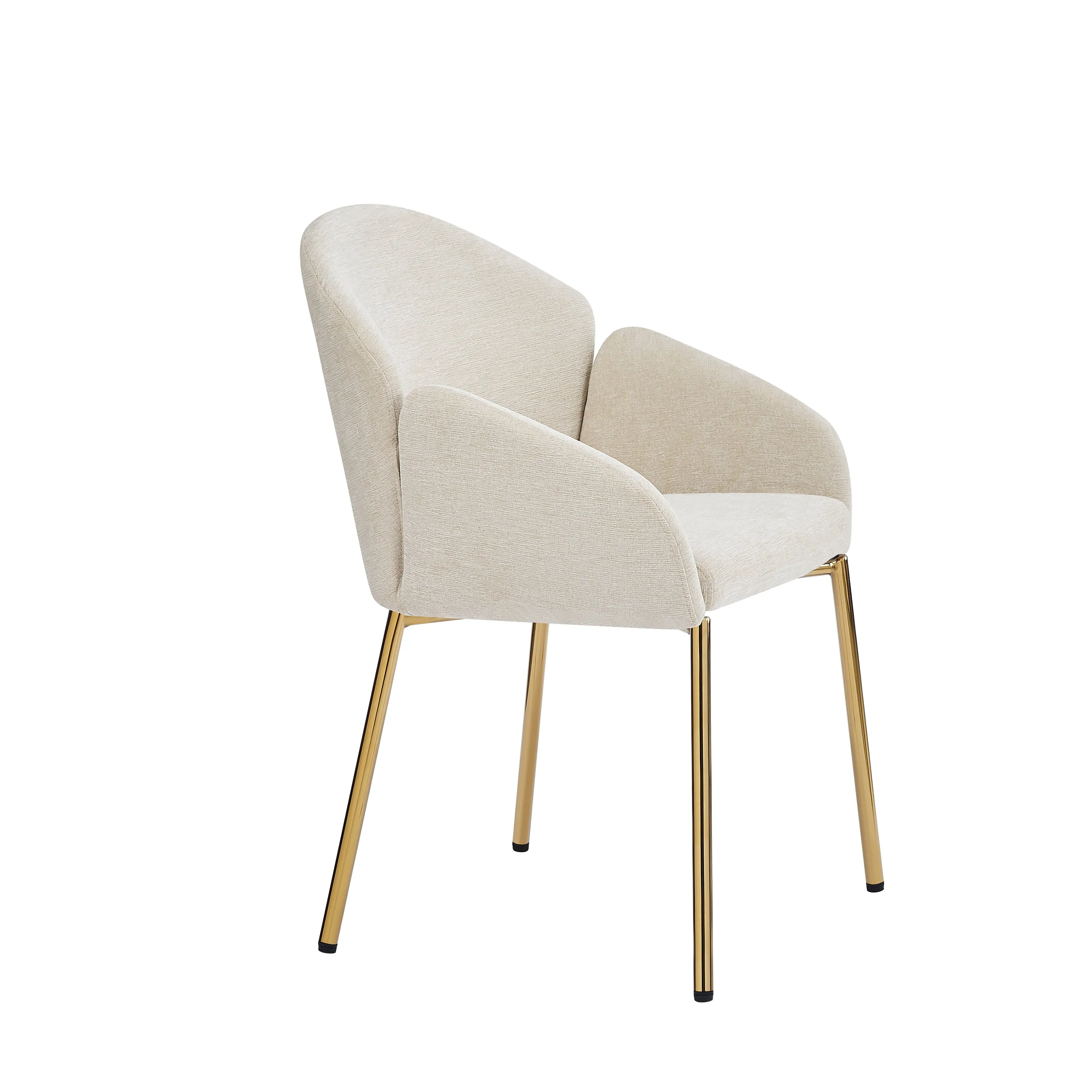 Catherine Polyester Round Back Dining Chair, Set of 2