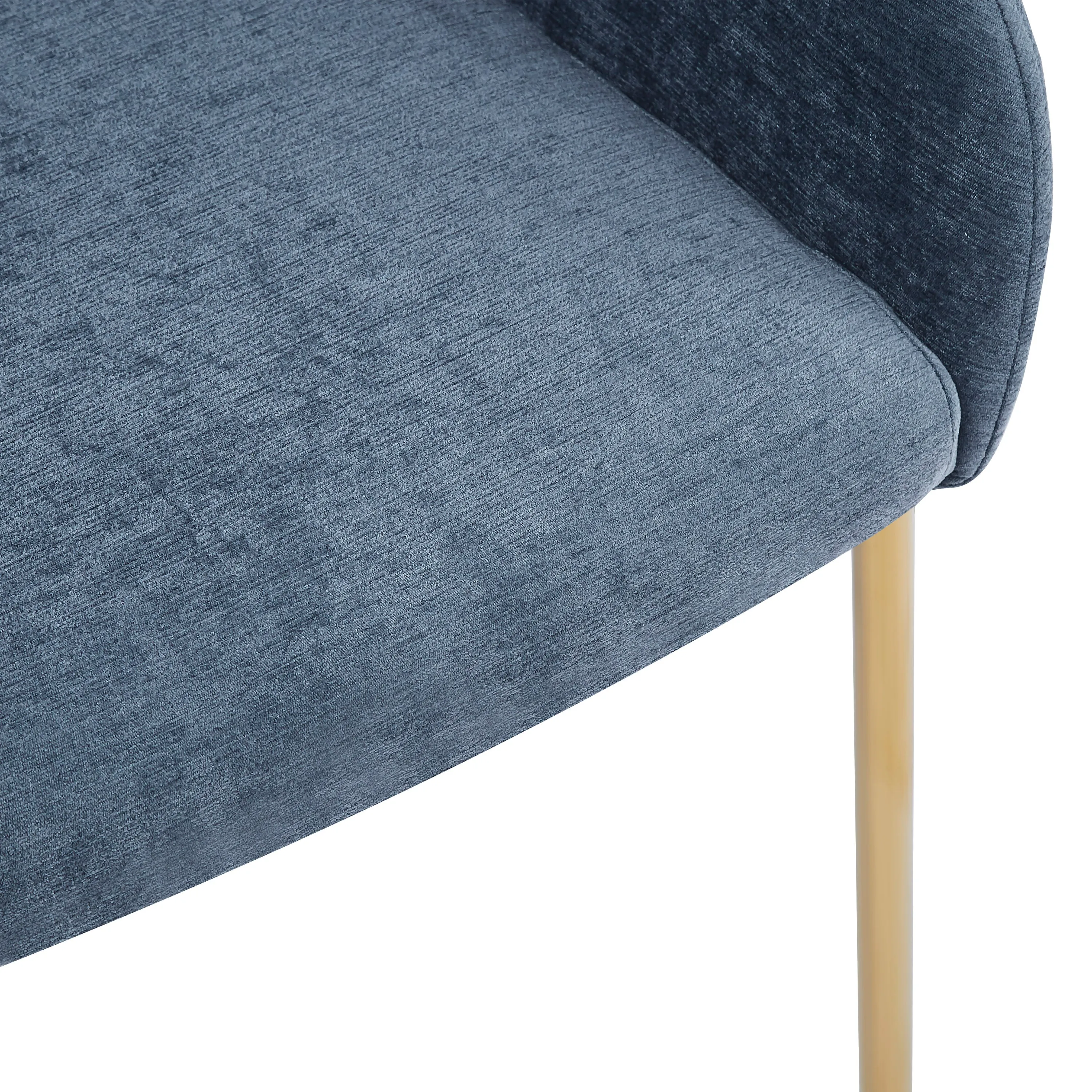 Catherine Polyester Round Back Dining Chair, Set of 2