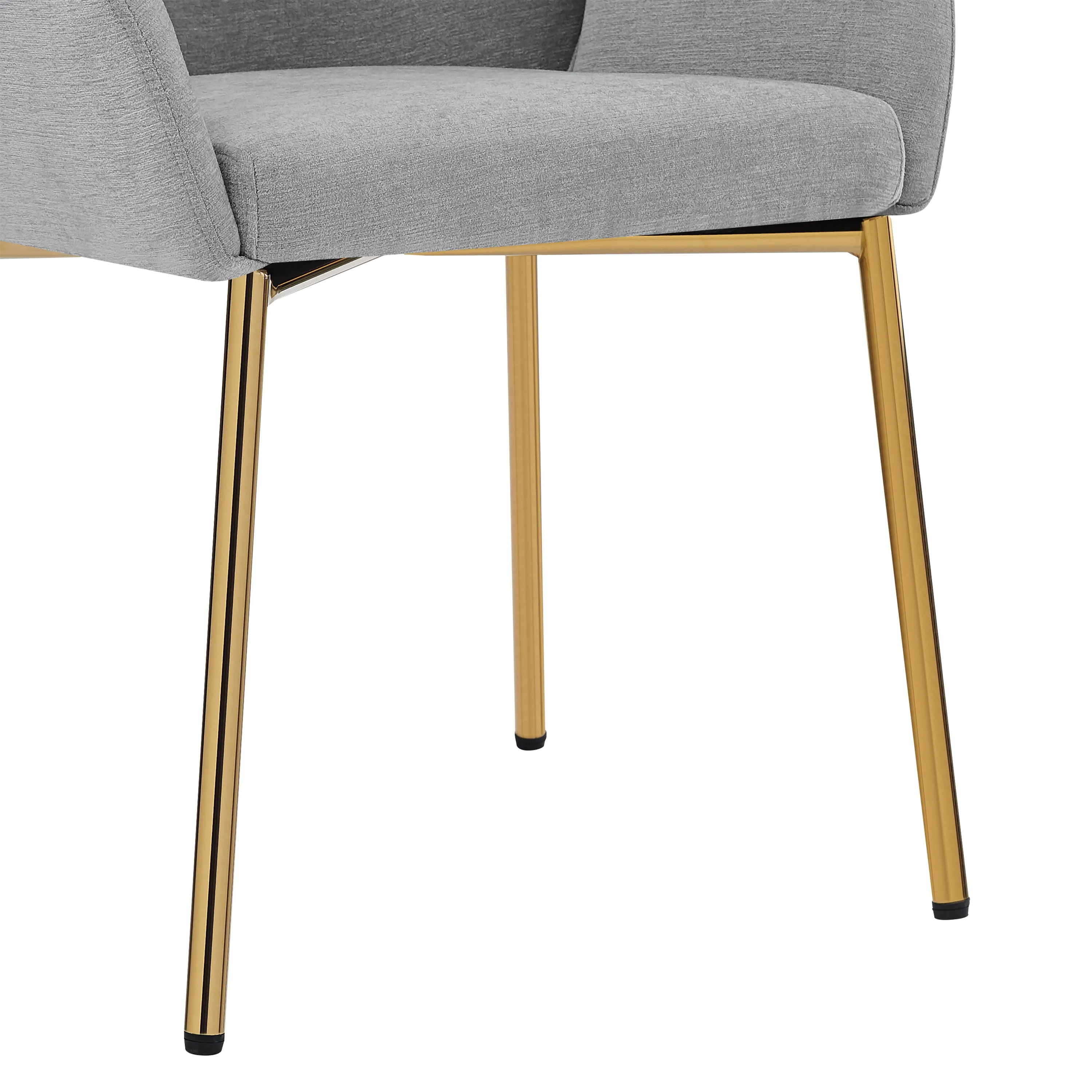 Catherine Polyester Round Back Dining Chair, Set of 2