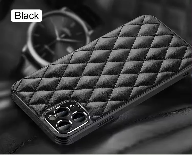 Chokore Sleek Diamond Cut Design Leather Phone Cover