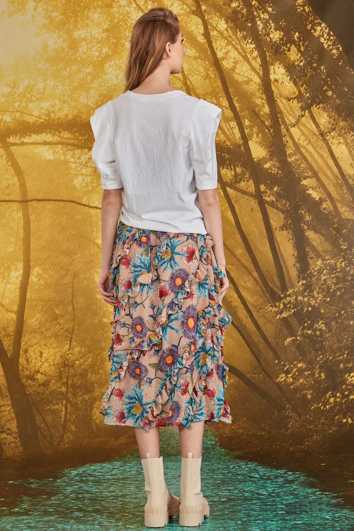 Coop - FRILLING & ABLE Skirt - You Grow Girl - Caramel