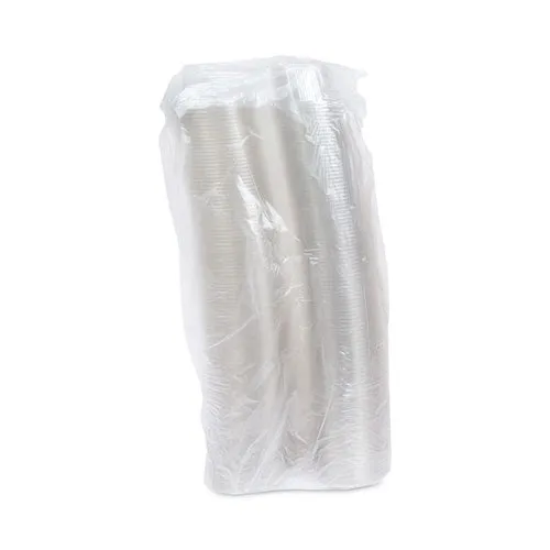 Earthchoice Recycled Pet Hinged Container, 16 Oz, 4.92 X 5.87 X 2.48, Clear, Plastic, 200/carton