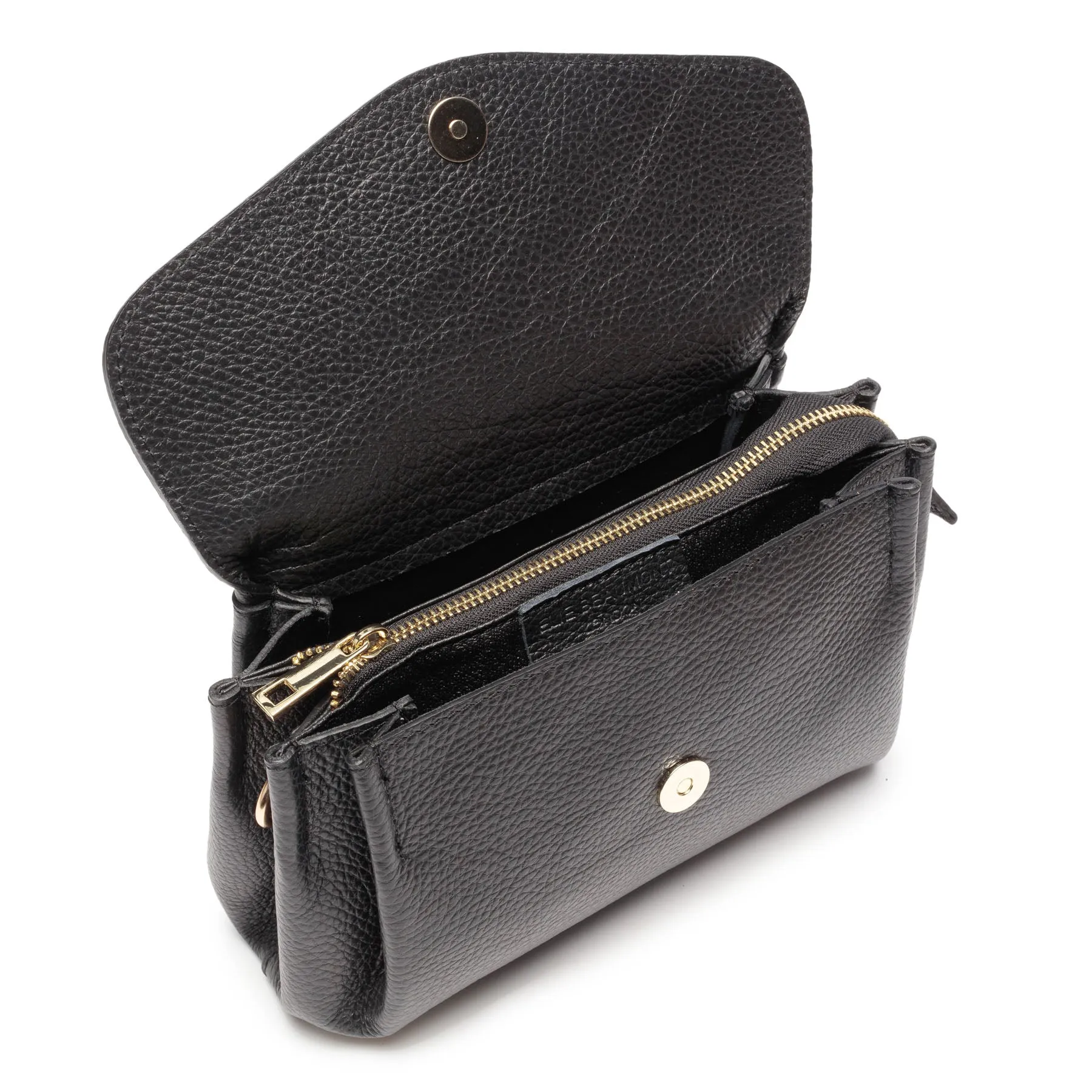 Envelope Black ( Olive Leopard Strap)