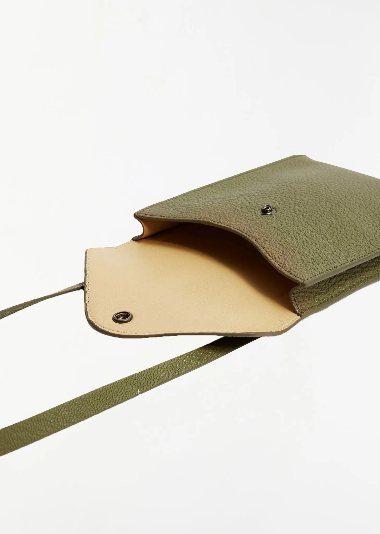 Envelope With Strap — Dusty Khaki