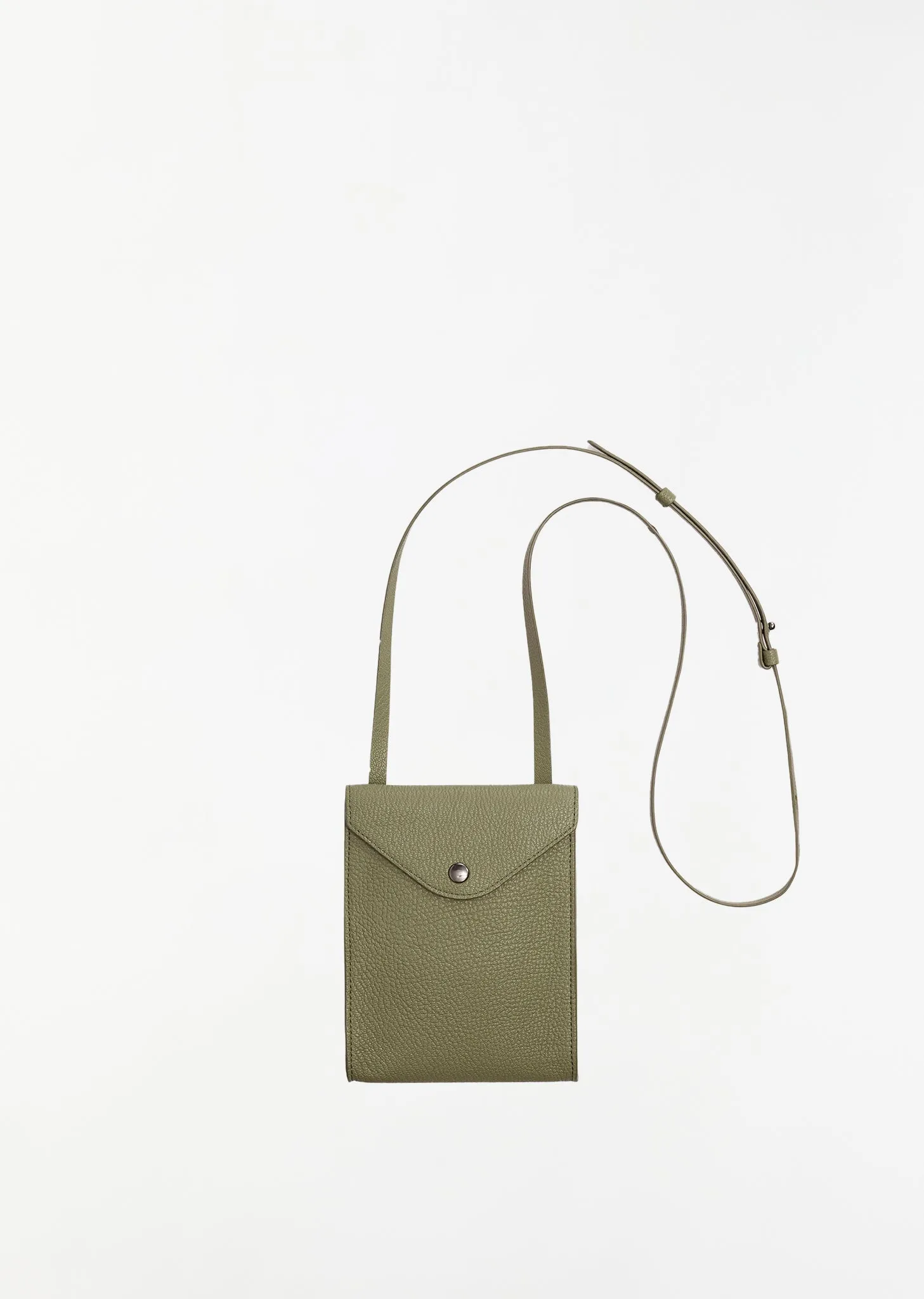 Envelope With Strap — Dusty Khaki