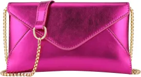 Evening Clutch Purse for Women Small Envelope Crossbody Bag Shiny Shoulder Handbag for Wedding Prom Party Date