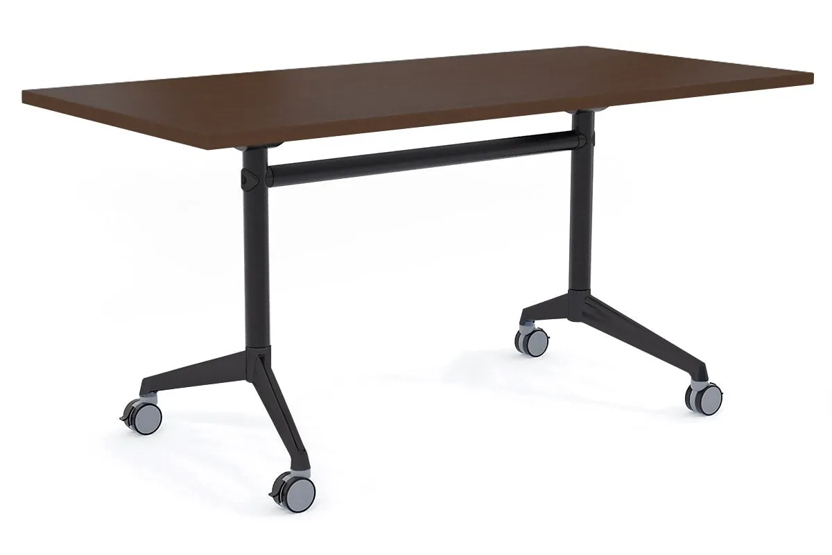 Flip Top / Folding Mobile Meeting Room Table Blackjack [1800L x 800W]