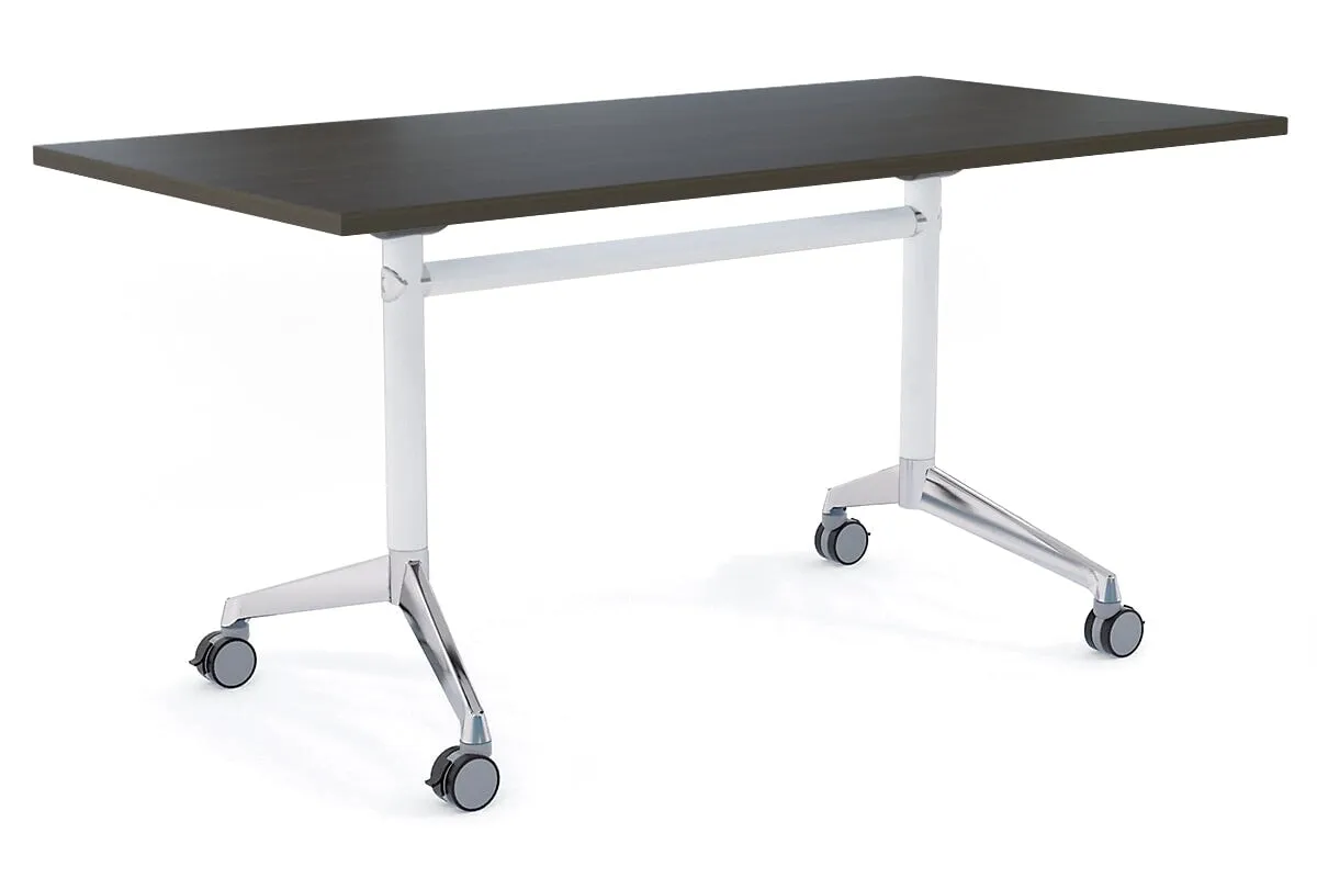 Flip Top / Folding Mobile Meeting Room Table Blackjack [1800L x 800W]