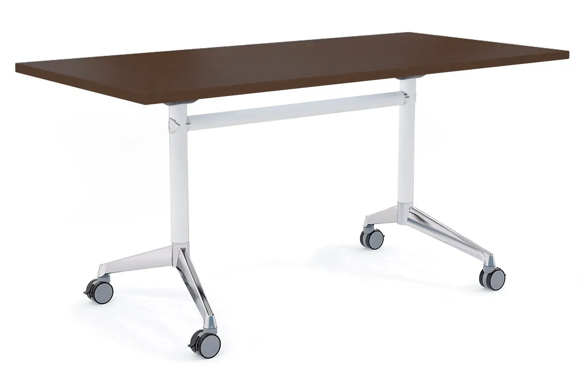 Flip Top / Folding Mobile Meeting Room Table Blackjack [1800L x 800W]