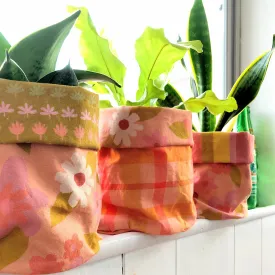 Free Fabric Planter Instructions