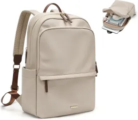 GOLF SUPAGS Women Laptop Backpack Casual Daypack for Work Travel College Backpack Purse Separate Laptop Compartment Fits 15.6 Inch Notebook