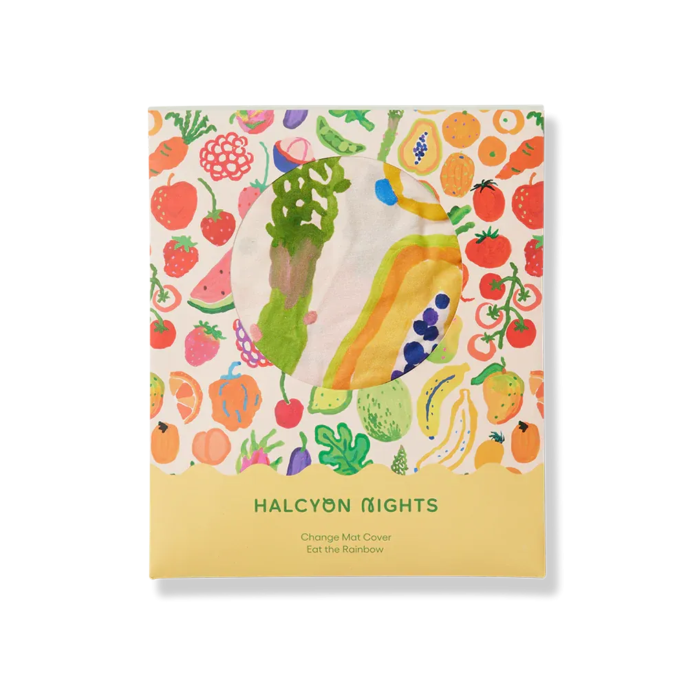 Halcyon Nights Change Mat Cover - Eat The Rainbow