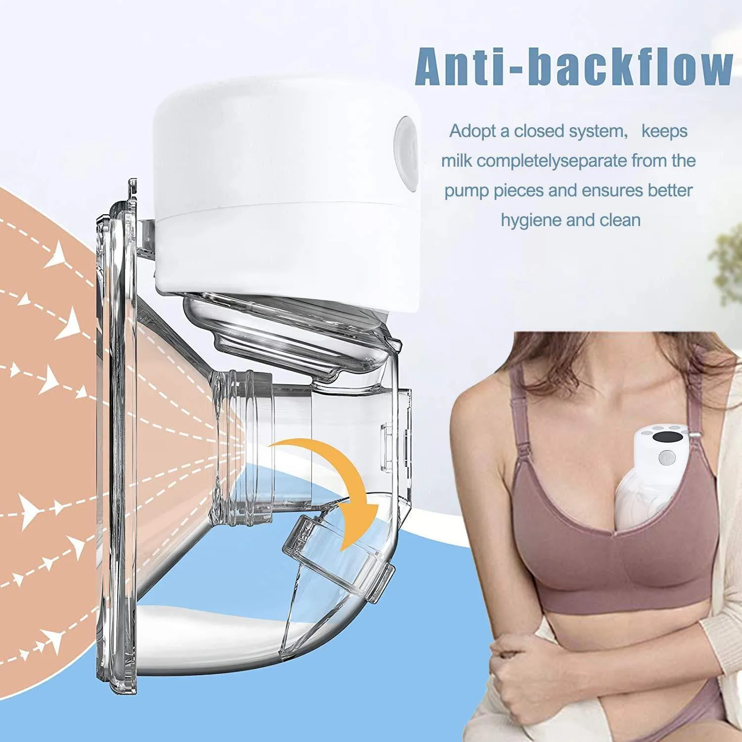 Hands Free Wearable Pumping Bra