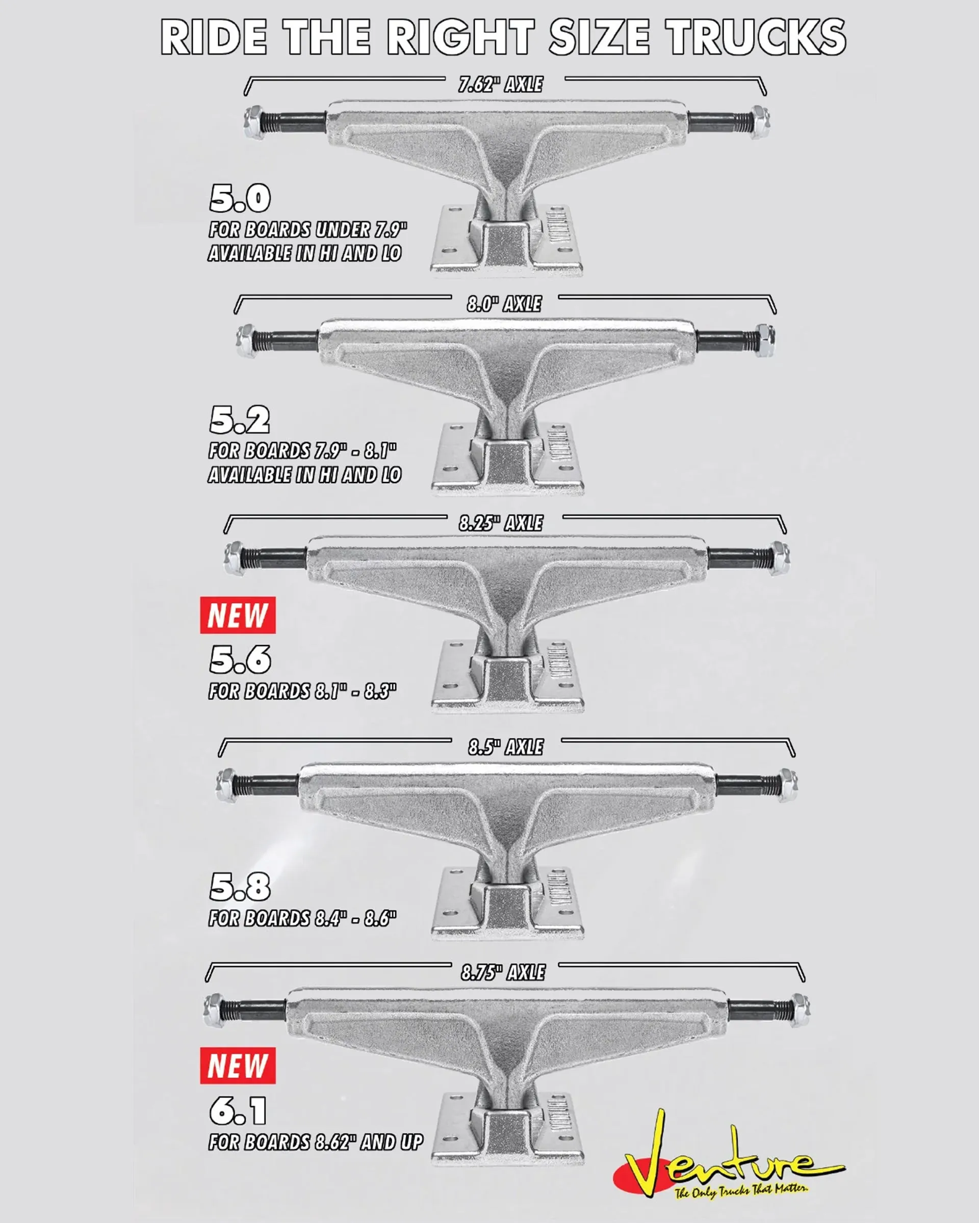 Hollow P-Rod Roses Polished Trucks