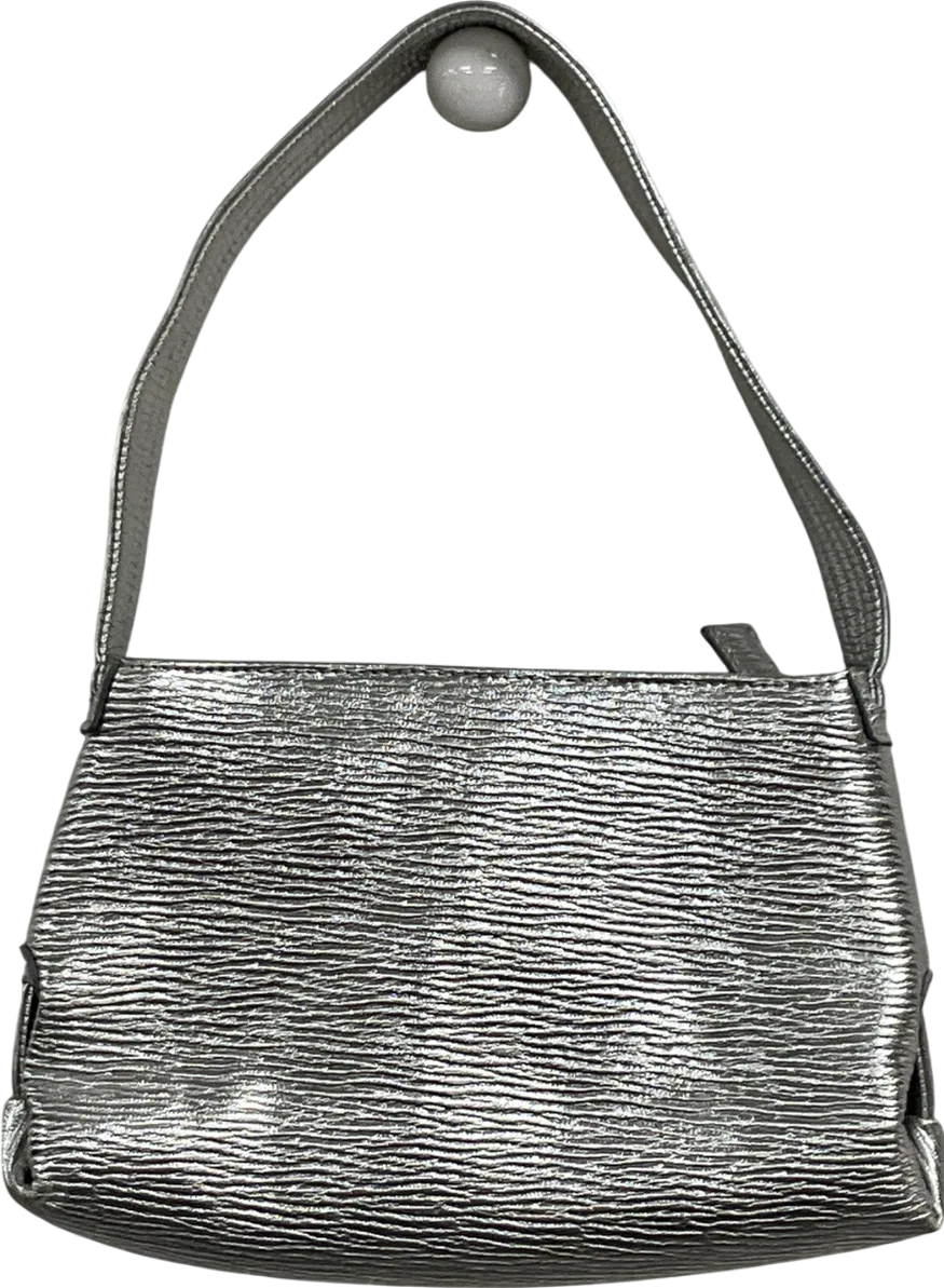Hvisk Metallic Silver Shoulder Bag