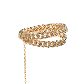 Iced Out Double Cuban Ankle Chain