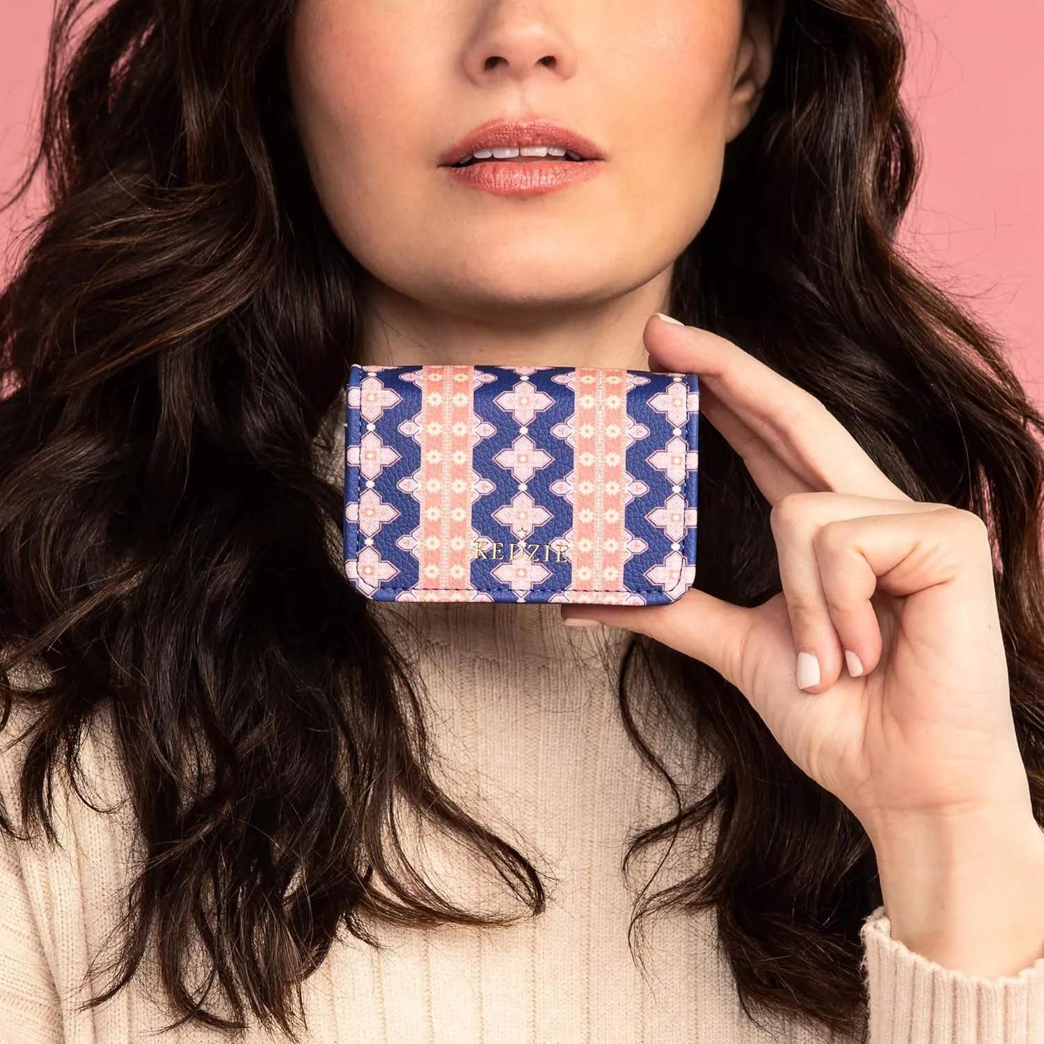 KEDZIE Essentials Only Cash & Card Wallet Clutch In Vegan Leather with Snap Closure for Women - Verona