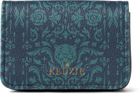 KEDZIE Essentials Only Cash & Card Wallet Clutch In Vegan Leather with Snap Closure for Women - Viceroy