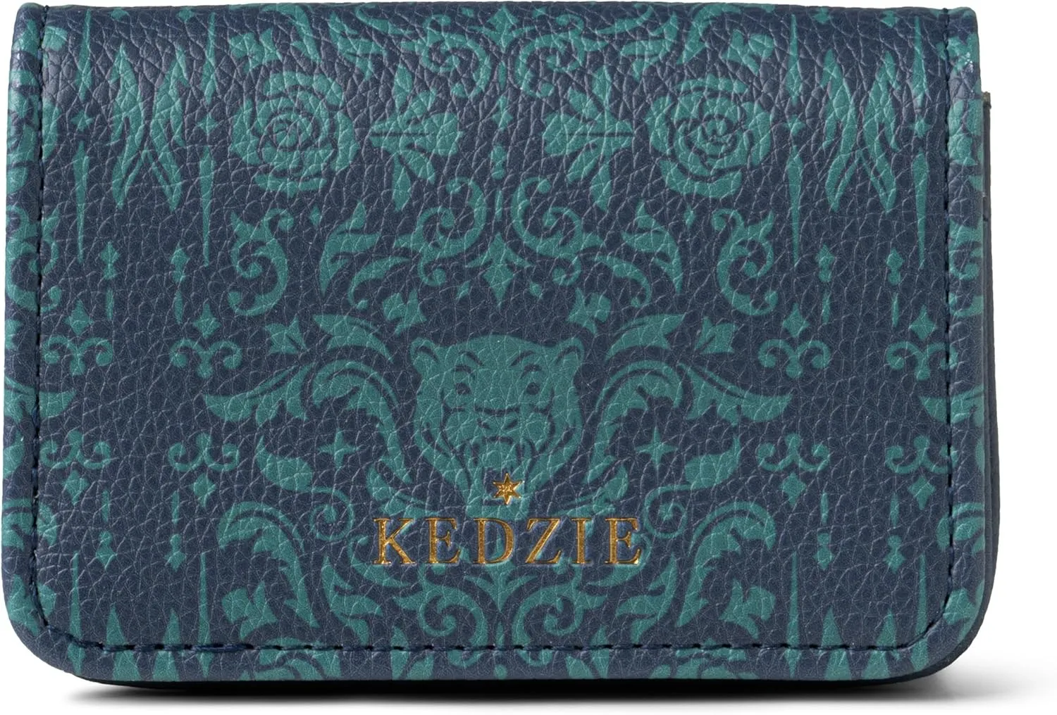 KEDZIE Essentials Only Cash & Card Wallet Clutch In Vegan Leather with Snap Closure for Women - Viceroy