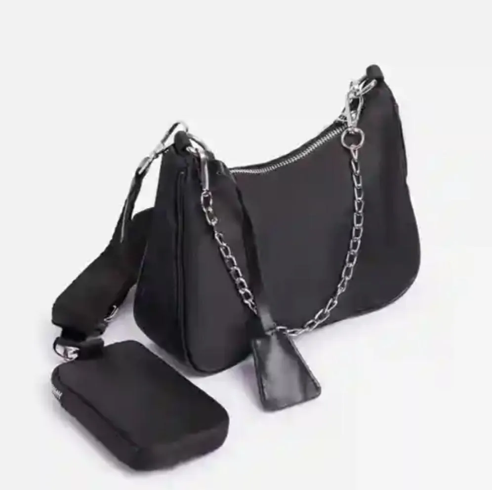 Kendell Nylon  Crossbody Bag - Black