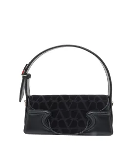 Large Shoulder Bag Sculpture in Nero