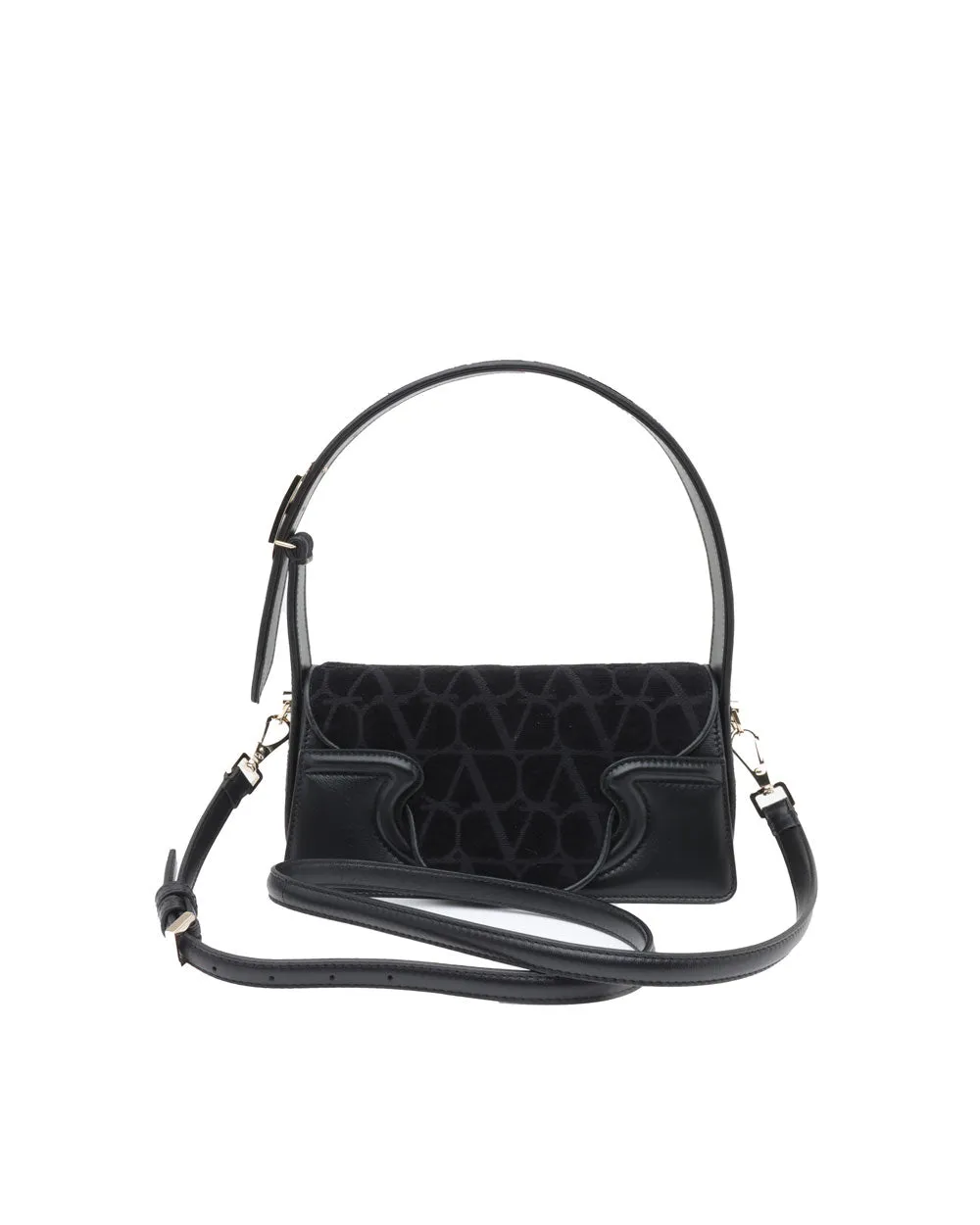 Large Shoulder Bag Sculpture in Nero