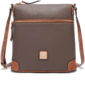 Meufam Women Backpack Purse Genuine Leather Bucket Shoulder Bag Ladies Convertible Satchel Bags with Secured Zippers (Dark gray)