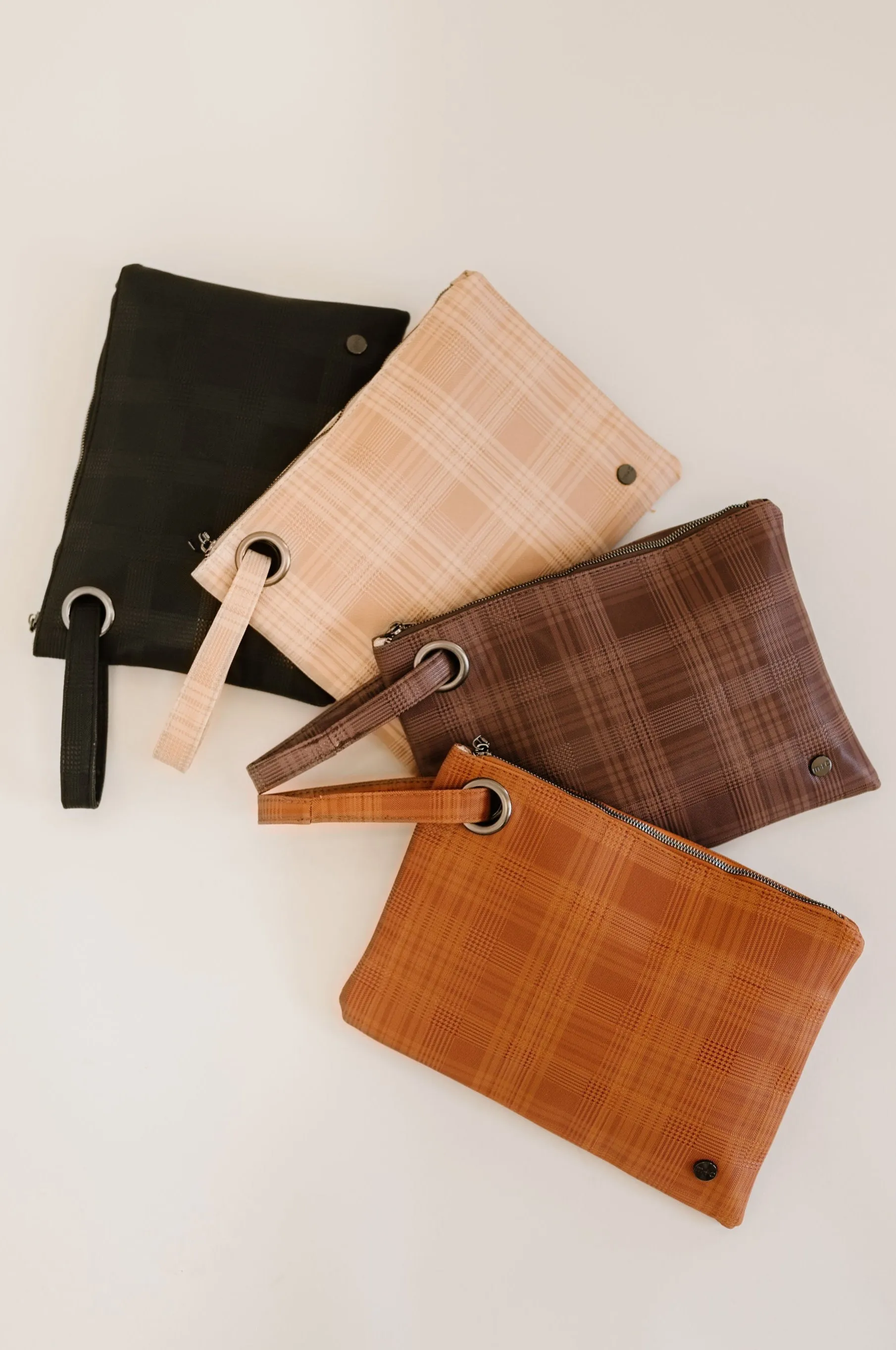 Molly Oversized Plaid Clutch