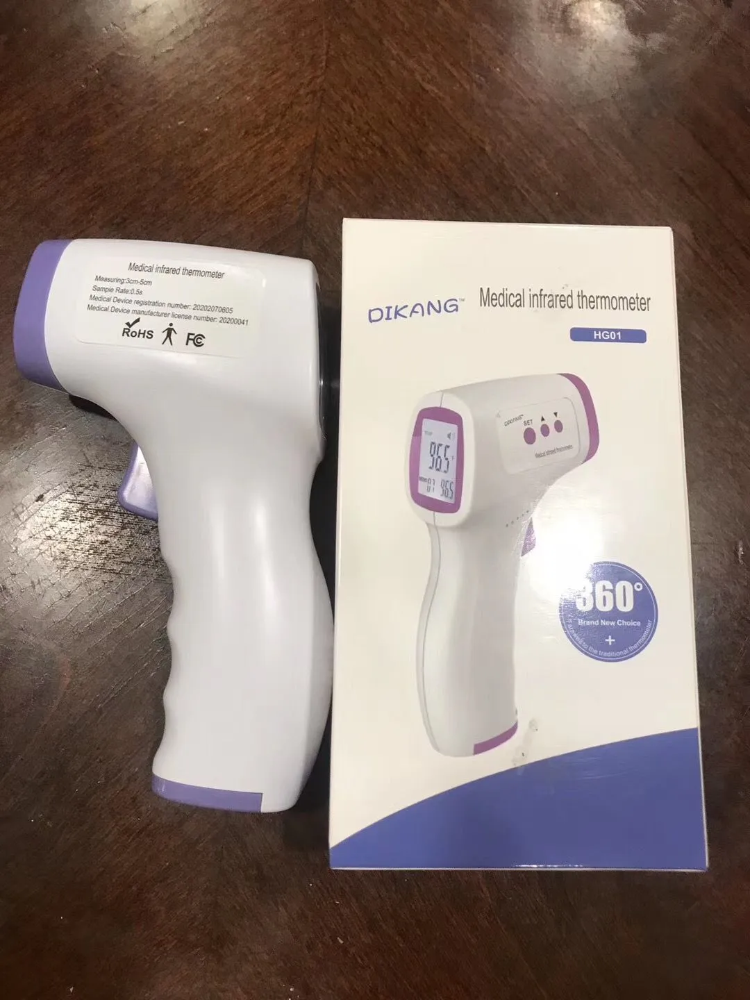 Non-Contact Infrared Digital Thermometers