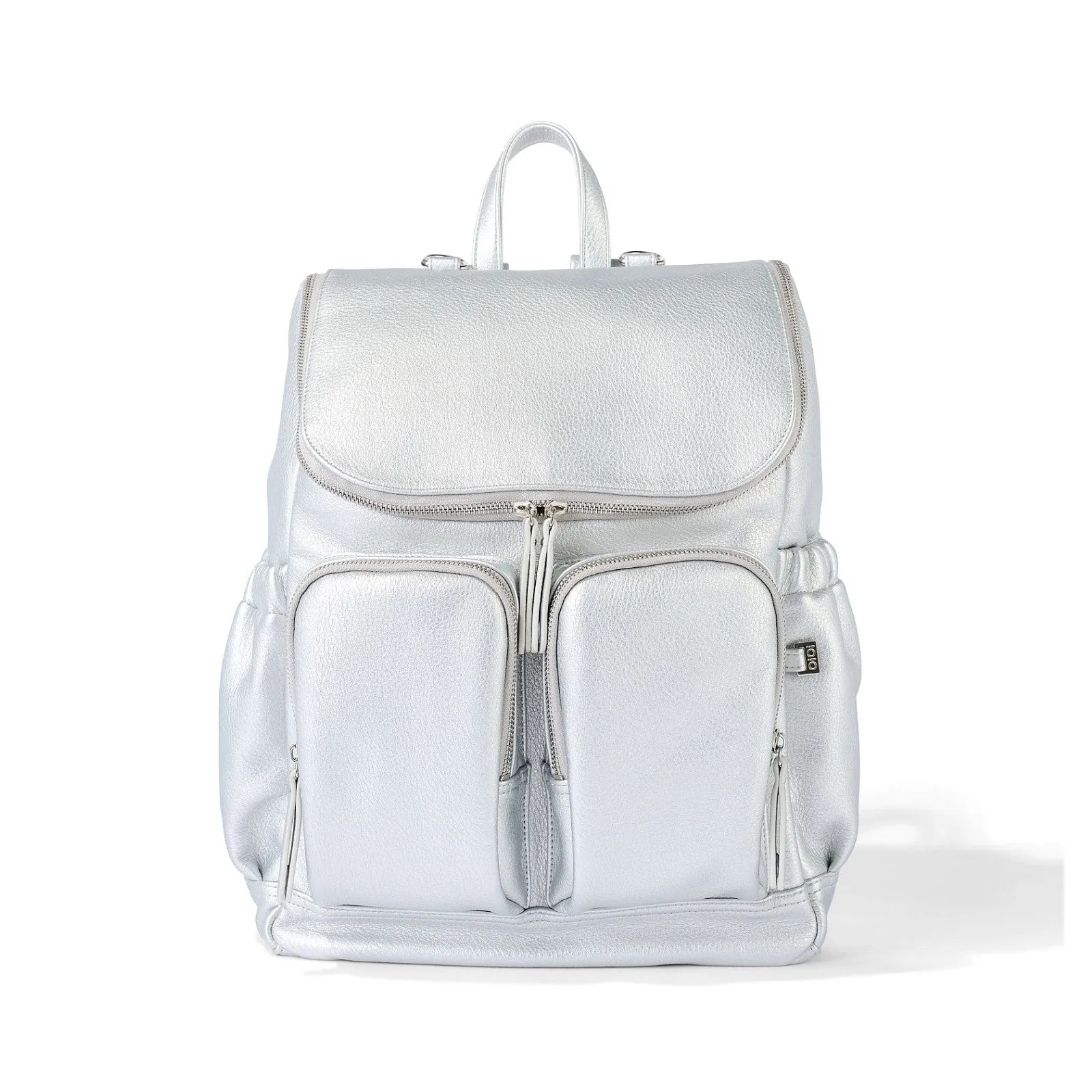 OiOi Nappy Backpack - Silver Dimple