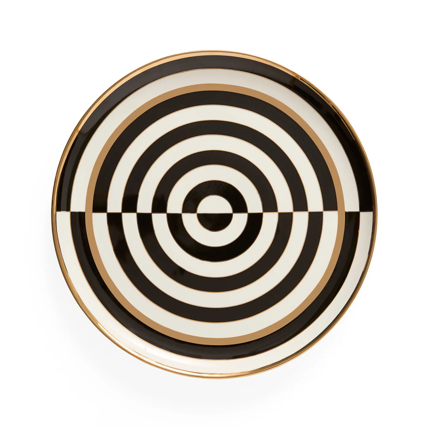 Op Art Round Tray