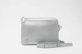OVERSIZED CLUTCH SILVER