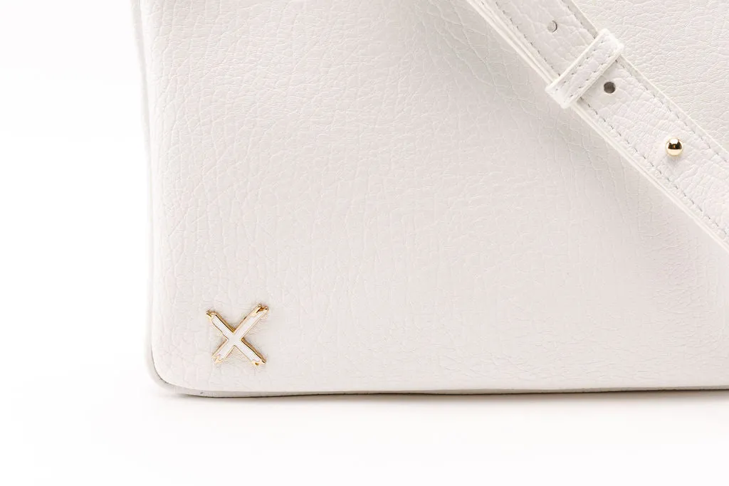 Oversized Clutch - White