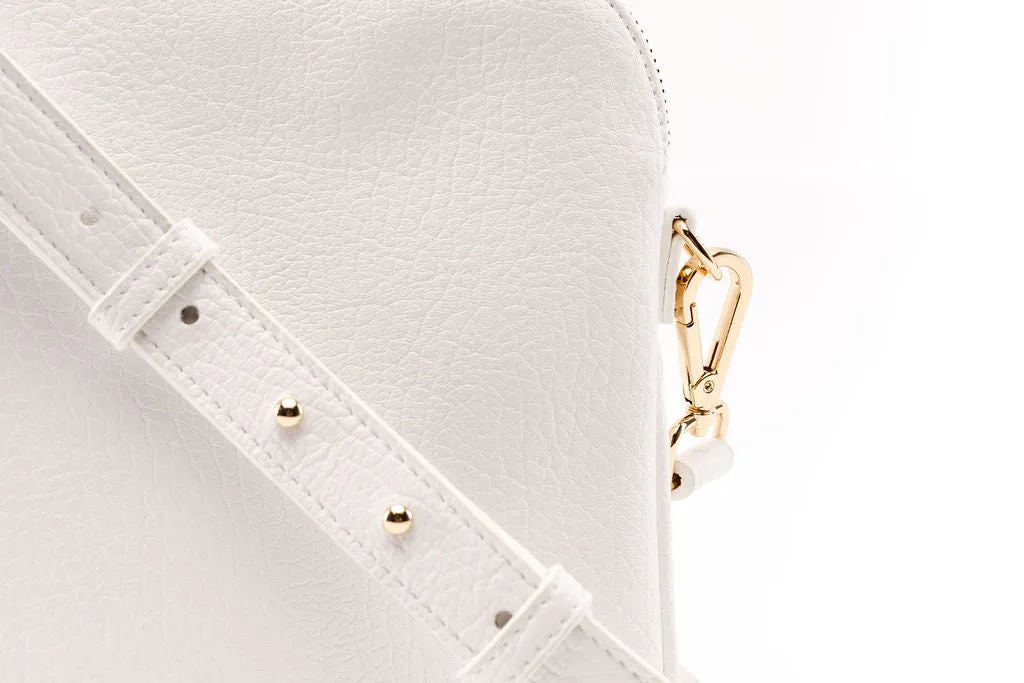 Oversized Clutch - White