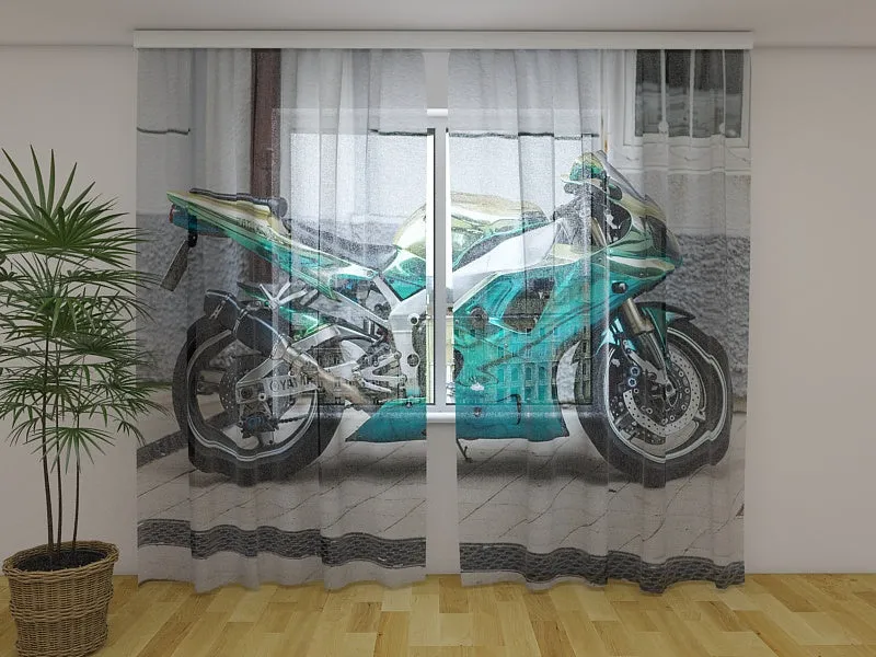 Photo Curtain Motorbike Yamaha