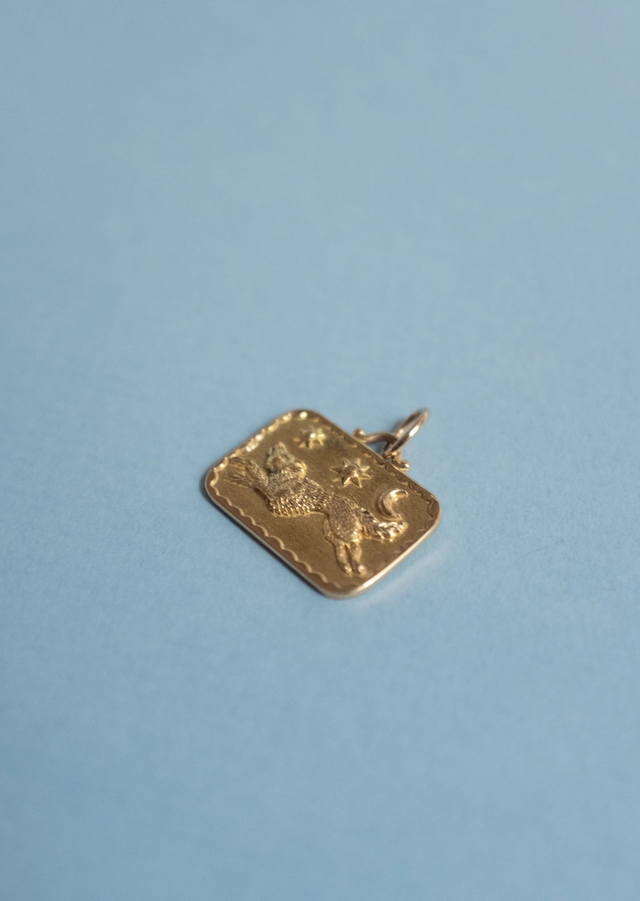 Playful Wolf Pendant