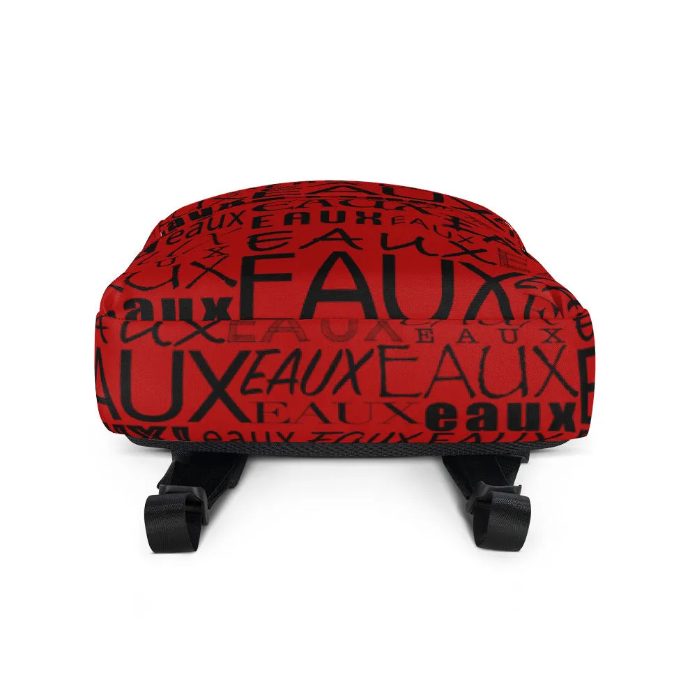Red & Black AllEAUXver Backpack