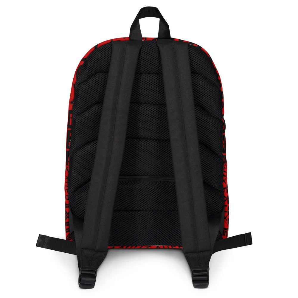 Red & Black AllEAUXver Backpack